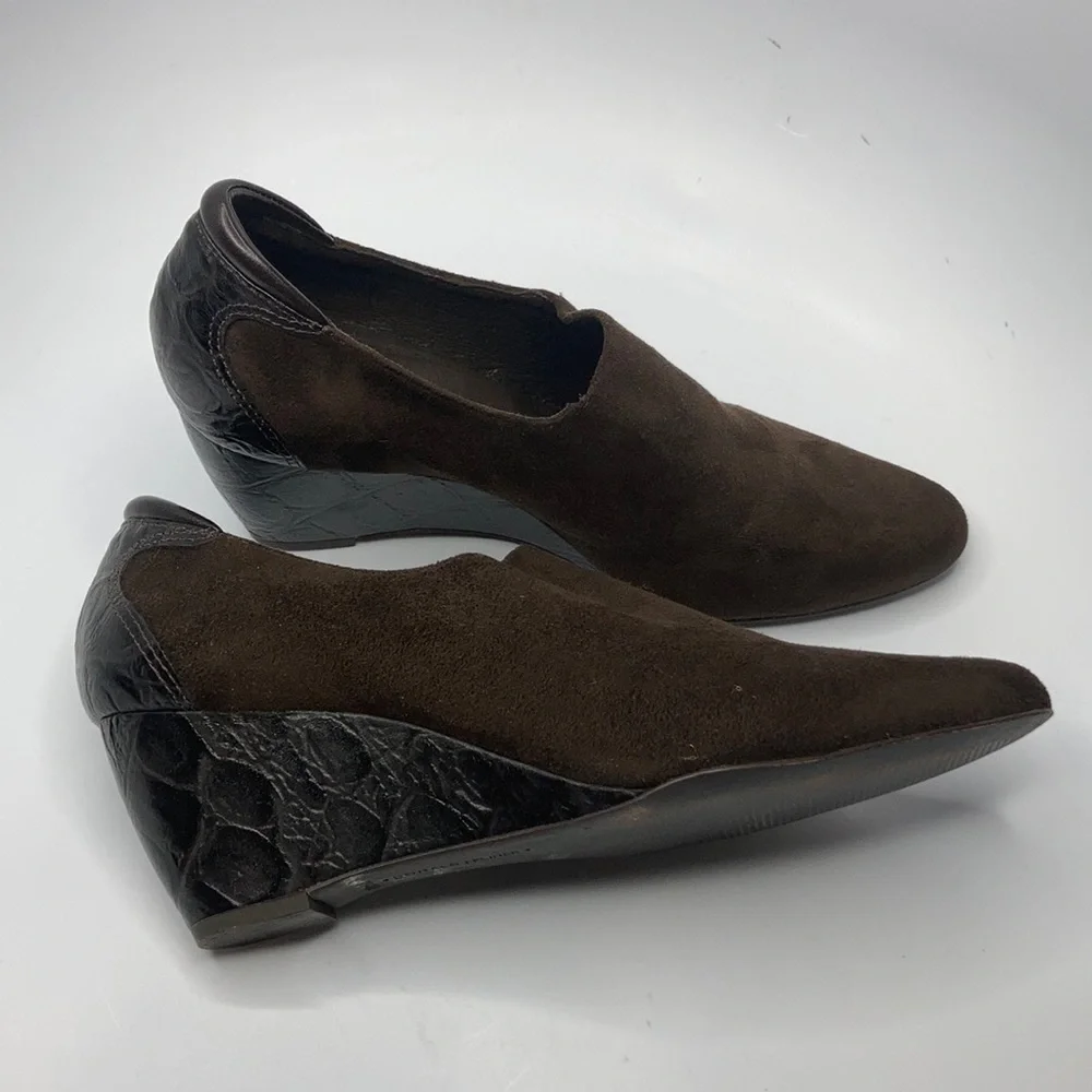 Donald J Pliner Ferny wedge‎ shoes size 8.5